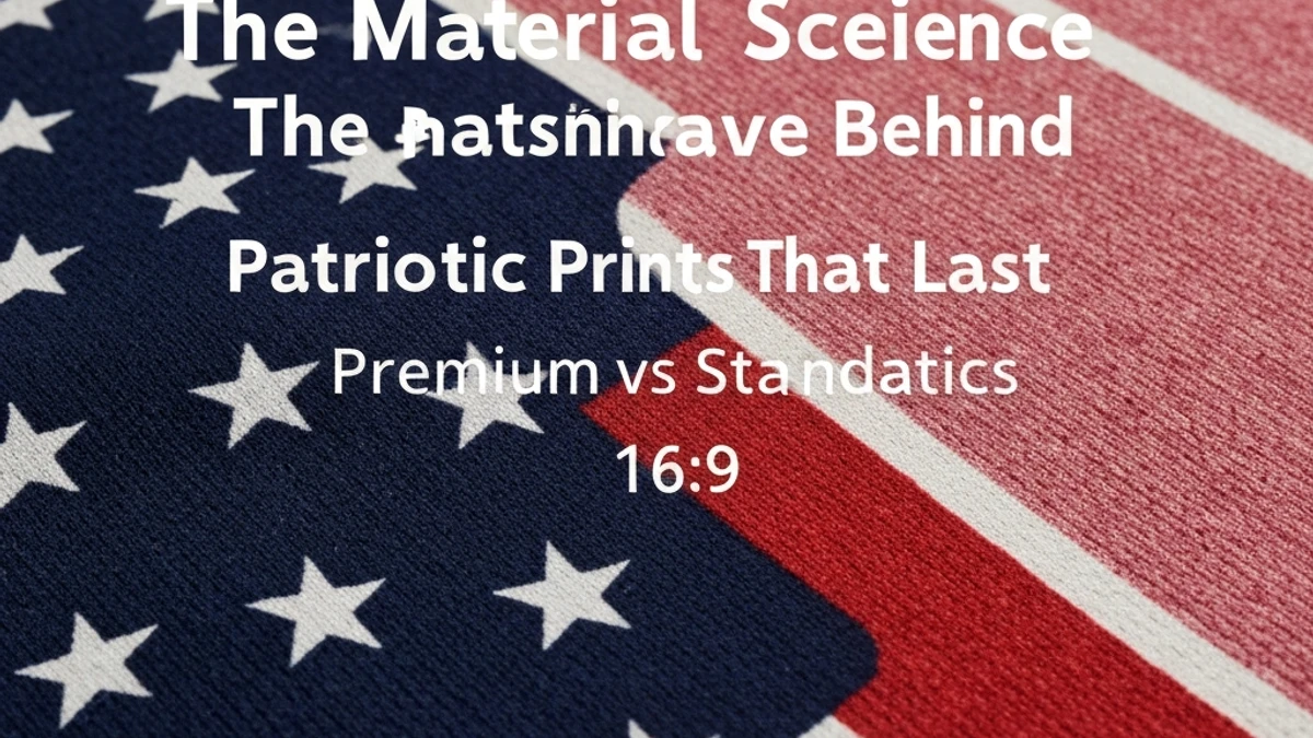 The Material Science Behind Patriotic Prints That Last - premium vs standard patriotic clothing